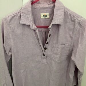 Marine Layer Women’s lavender blouse size S NWOT